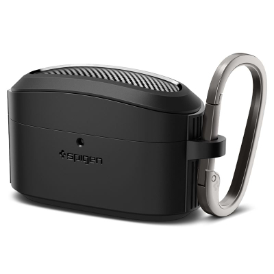 Mbështjellës për Sony WF-1000XM5 Spigen Rugged Armor, i zi