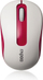 Maus Rapoo M10PLUS, wireless, USB, i bardhë dhe i kuq