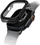 Mbrojtëse Uniq Voute për Apple Watch Ultra 49mm, xham i fortifikuar, kornizë plastike, e zezë