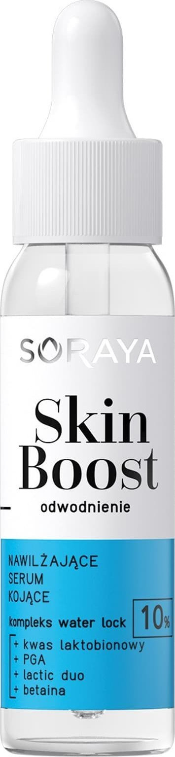 Серум за лице Soraya Skin Boost Soothing and Hydrating, смирувачки, хидратантен, 30ml