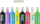 Set ngjitësish për dritare Leantoys Glitter, 8 ngjyra, për kalamaj