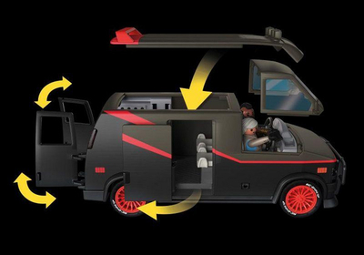 Set lodër Playmobil The A-Team Van (70750), 69 copa