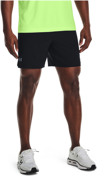 Шорц за трчање Under Armour Speedpocket, за мажи, еластичен материјал, црн