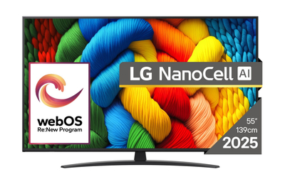 TV LG 55NANO81A3A Nano81, 55\", 4K, i zi