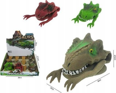 Figurë dinosauri Hippo Dinosaur Coat, 10cm, ngjyra t’përzime