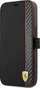Këllëf telefoni Ferrari On Track Stripe, për iPhone 13 Mini, tip libër, karbon, i zi