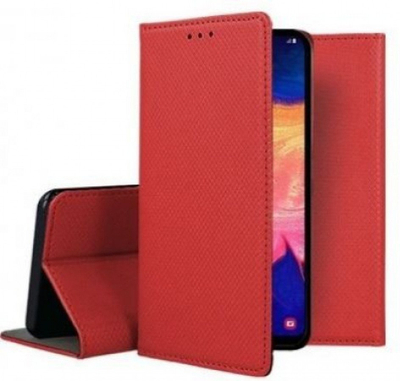 Mbulesë Mocco Smart Magnet Book për Samsung Galaxy M51, me kapak libri, e kuqe