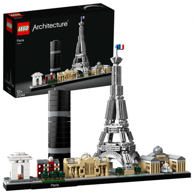 Set LEGO Architecture Paris 21044, 694 pjesë, dekorativ, shumëngjyrësh