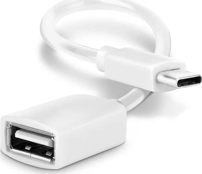Kabllo USB Ugreen LX8384C, USB A në USB C, 0.12 m, e bardhë