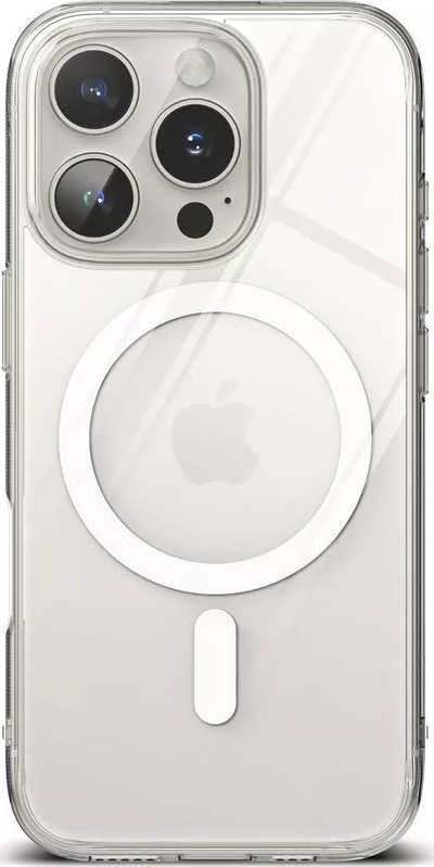 Mbrojtëse telefoni Ringke Fusion Magnetic MagSafe për iPhone 16 Pro, transparente