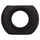 Dekor tavoline qeramike Ellipto 18x6,5x14Hcm (HM4646.02), zezë