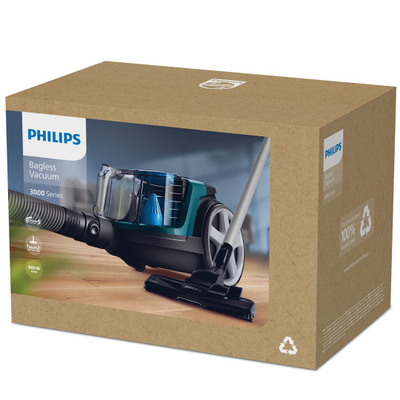 Fshesë me korrent Philips FC9334/09, 650W, depozitë 1.5L, e kuqe