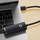 Adapter rrjeti Baseus Lite Series, USB C në RJ45, 1000Mb/s, i zi