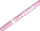 Tub festiv me zemra letre, 60 cm, i bardhë