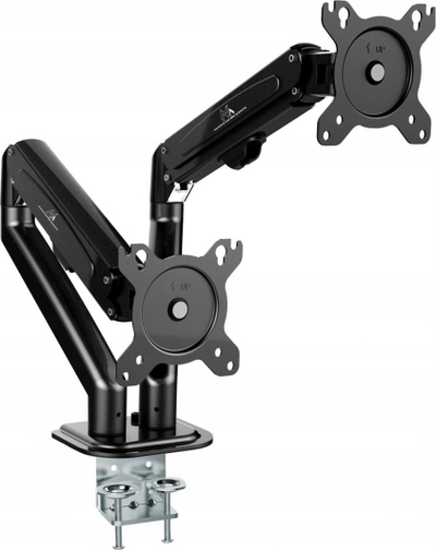 Mbajtës tavoline për 2 monitorë Maclean MC-861N, 13"-27", 7kg, i zi