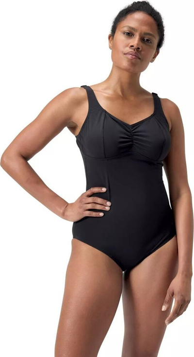 Костим за капење едноделен Speedo Eco Aquanite, за жени, црн