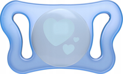 Цуцла Chicco Physio Micro 0-2m, силикон, сет 2 парчиња, сина