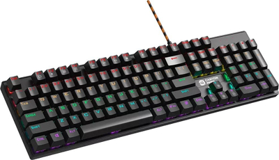 Гејминг тастатура Canyon Deimos GK 4, со кабел, LED виножито, црна