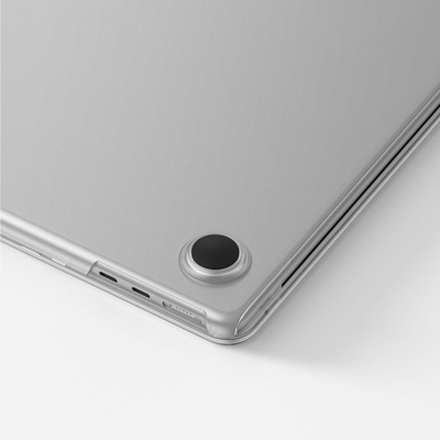 Futrollë Amazingthing Titan Hardshell për MacBook Air M5 14", dy pjesë, transparente