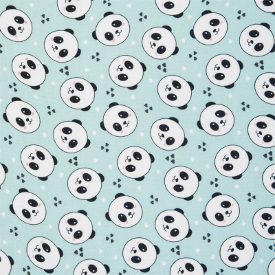 Pelena bambuje Bocioland Bamboo Diaper BOC0309, 30x30 cm, panda, ngjyrë mente