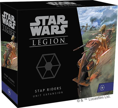Zgjerim loje Fantasy Flight Games Star Wars Legion STAP Riders Unit, miniatura, për Star Wars Legion