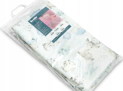 Бампер за кревет Sensillo Bed Bumper Stroll, антиалергиски, за кревет 120x60 cm, шарен