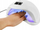 Llambë UV për thonj Nail Dryer 6462, 48W, me ekran digjital, e bardhë