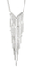 Qafore për femra Preciosa 7464 00, 40cm, e argjendtë