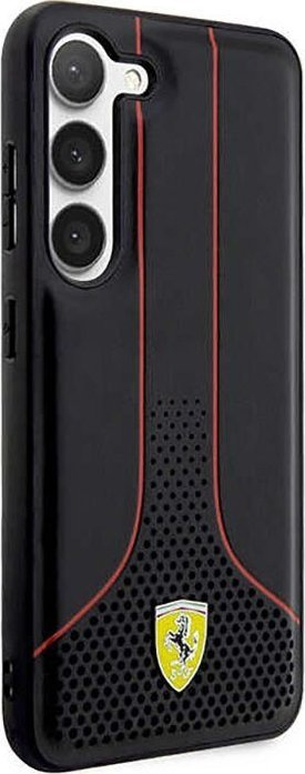Kapak telefoni Ferrari Perforated 296P Collection, për Samsung Galaxy S23 Plus, i zi
