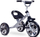 Triçikletë për fëmijë Caretero York Bike, 77 x 48 x 66 cm, e argjendtë