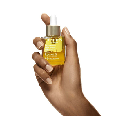 Vaj fytyre për lëkurë të thatë Clarins Santal, 30 ml