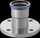 Flanxhë kaluese GEBERIT Mapress, inox, 54 mm, ngjyrë argjendi