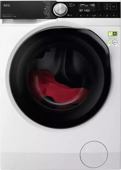 Lavatrice AEG 9000 Series AbsoluteCare, 9 kg, me ekran digjital, e bardhë