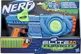 Lodër blaster Nerf Elite 2.0 Flipshots Flip 8, 8 fishekë shkumë, me dorë, blu