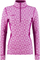 Bluzë bazike Kari Traa Rose Half Zip, 100% lesh Merino, gjysëm zinxhir, rozë