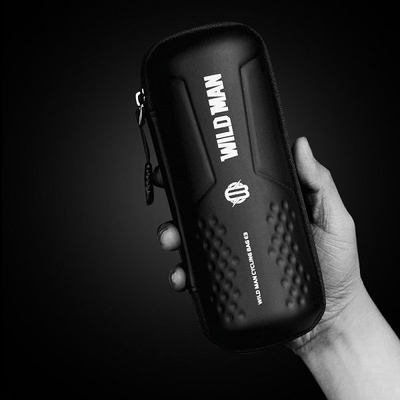 Çantë biçiklete WildMan WILDMAN E3, montim në vendin e shishes, 0.8L, e zezë