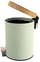 Koshi mbeturinash Lumarko GREENISH, metalik, me pedal, 5L, jeshil pastel