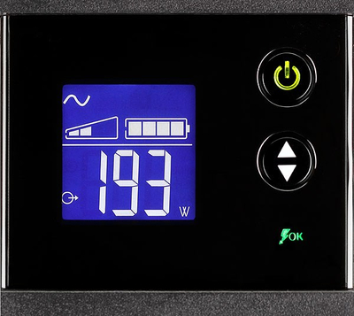 UPS Eaton Ellipse PRO 650 IEC, 0.65 kVA 400 W, ekran LCD, i zi