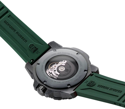 Orë dore për meshkuj Luminox Master Carbon SEAL Automatic XS.3877, e gjelbër