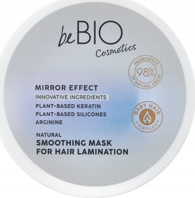 Maskë flokësh BeBIO Baby Hair Complex Mirror Effect, zbutëse, 200ml