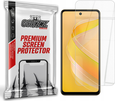 Xham mbrojtës Grizz HybridGlass 9H për Infinix Smart 8 Plus, transparent