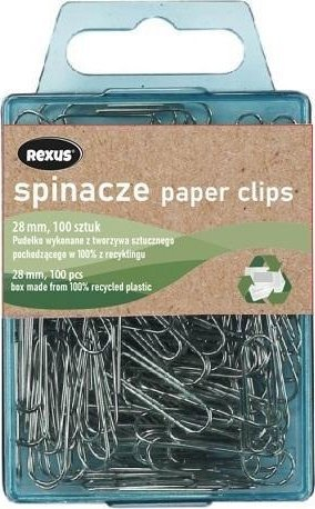 Спојки за хартија Beniamin, 28 mm, 100 парчиња, метални
