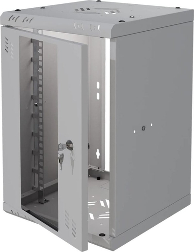 Kabinetë murale rrjeti Stalflex S-RC10-9U-300GG, 9U, metalike, gri