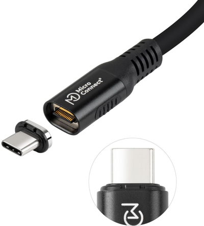 Kabllo USB-C Microconnect MC-LS-USB4CC0.5, 0.5m, 240W Power Delivery, gri