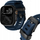 Rrip ore Apple Rocky Point Band Atlantic, për Apple Watch 46mm 49mm, FKM fluoroelastomer, bojëqiell Atlantic me detaje të zeza