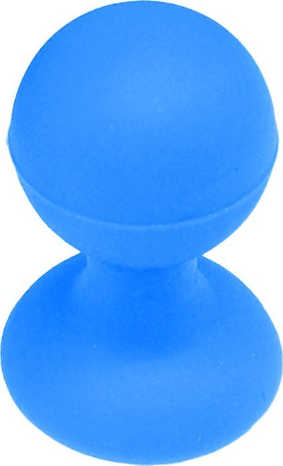 Mbajtëse telefoni Round Headphone Holder me kokë rrumbullake, e vogël kompakte, blu