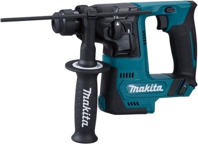 Бушилка со чекан без кабел Макита HR140D, 12V Max CXT, SDS Plus, сина