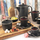 Filxhan me pjatë Orion Tea Time, stoneware, 0.25L, i zi