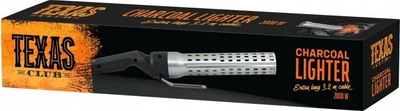 Ndezës elektrik Texas Club LIGHTER, kabllo 3.2m, për skarë, gri