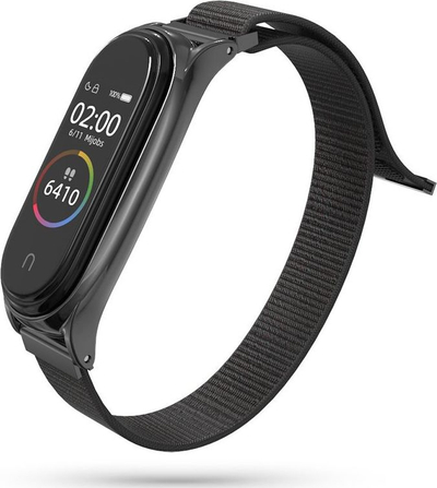 Rrip najloni Tech-Protect për Mi Smart Band 5/6, ngjyrë e zezë